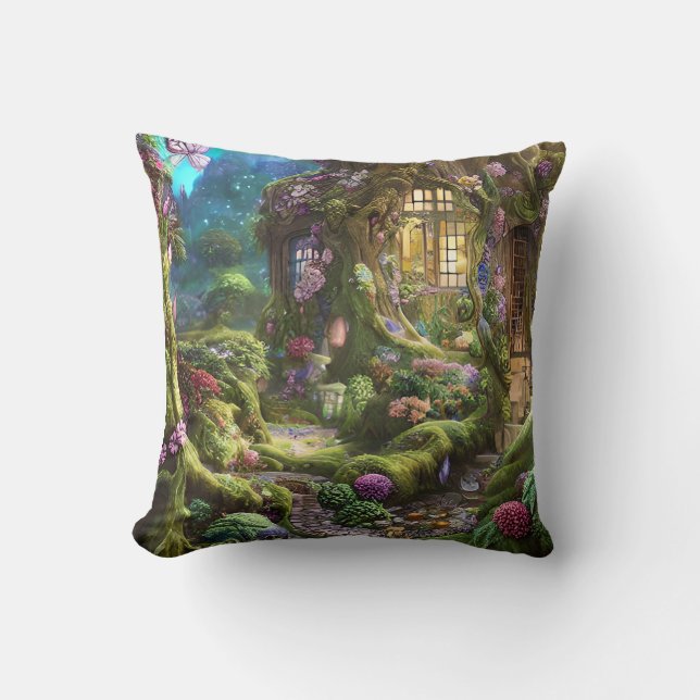 Fairyland Forest Graphic Kudde (Framsida)