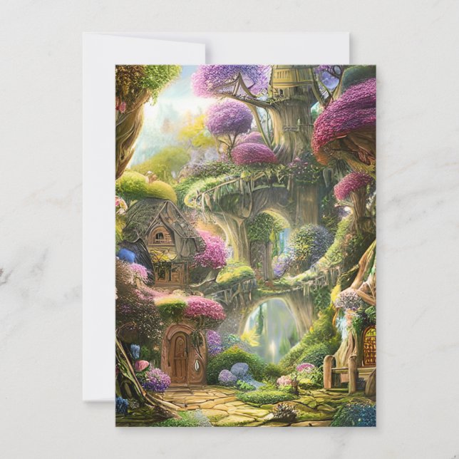 Fairyland Forest Graphic Tack Kort (Framsida)