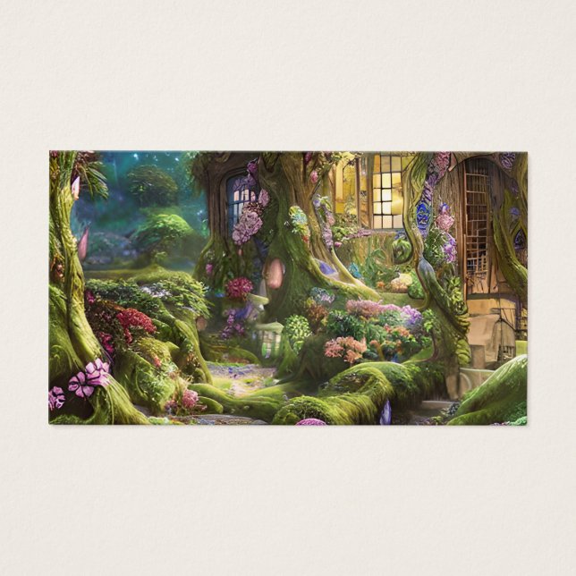 Fairyland Forest Graphic Visitkort (Framsidan)