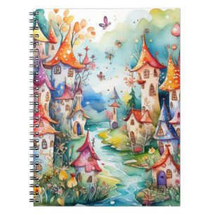 Fairyland magi castle anteckningsbok