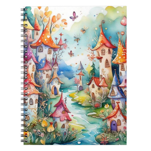 Fairyland magi castle anteckningsbok (Framsidan)