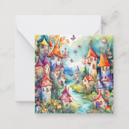 Fairyland magi castle anteckningskort