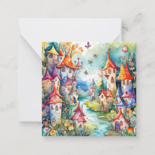 Fairyland magi castle anteckningskort