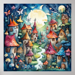 Fairyland magi castle poster