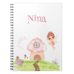 Fairyland & Mushroom Garden Enchanted Personlig Anteckningsbok