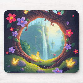 Fairyland Waterfall Mouse Pad Musmatta