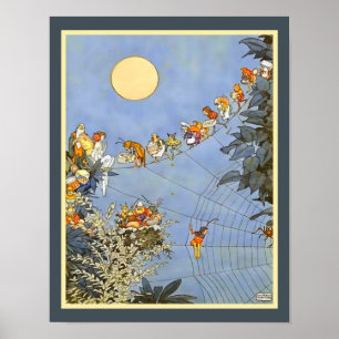 Fairy's Birthday av William Heath Robinson Poster