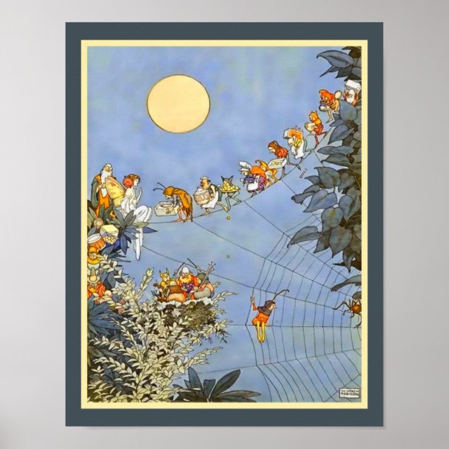 Fairy's Birthday av William Heath Robinson Poster (Framsidan)