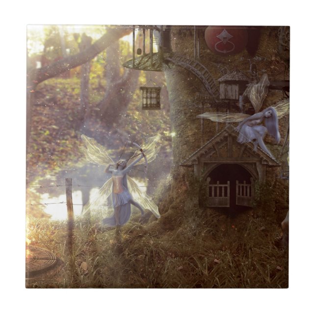 Fairys day off kakelplatta (Framsidan)