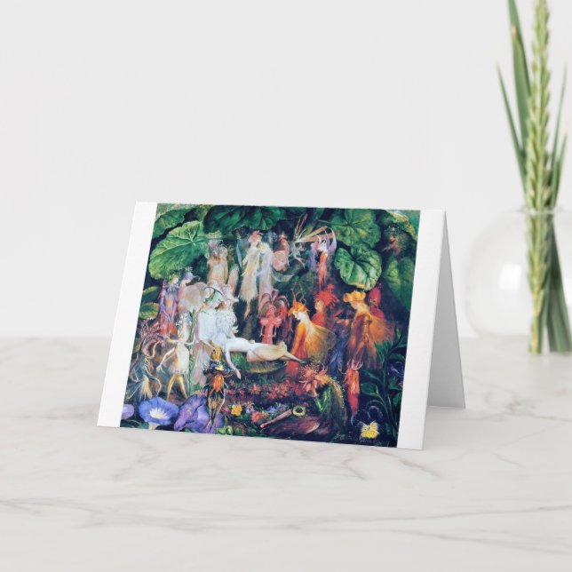 Fairy's Funeral, John Anster Fitzgerald Kort (Framsida)