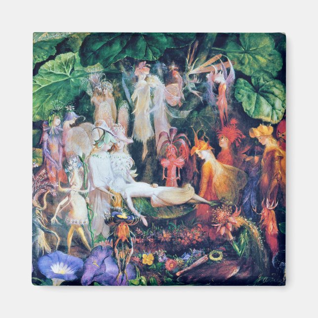 Fairy's Funeral, John Anster Fitzgerald Magnet (Framsidan)