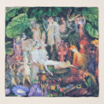 Fairy's Funeral, John Anster Fitzgerald Sjal<br><div class="desc">John Anster Christian Fitzgerald (1819-1906) var en Victorian era Fairy Painter och porträtt artist. Han var ökänd "Fairy Fitzgerald" för sin huvudgenre. citat:Wikipedia</div>