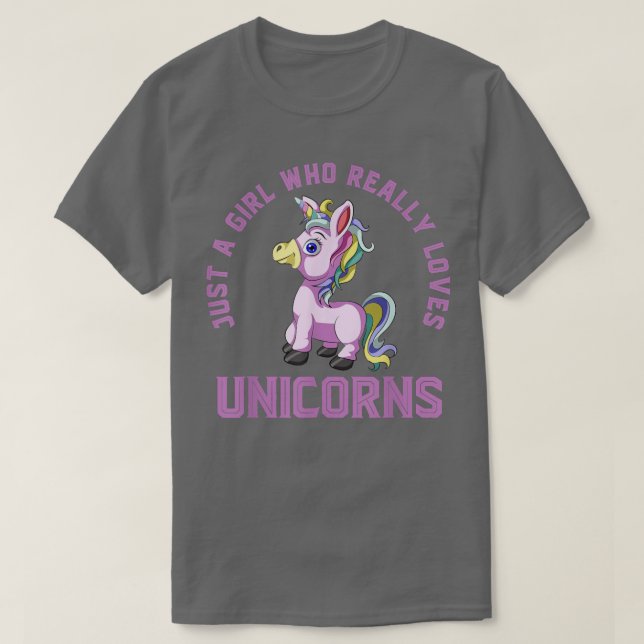Fairytale Animal Lover bara en flicka som Verklige T Shirt (Design framsida)