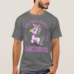Fairytale Animal Lover bara en flicka som Verklige T Shirt