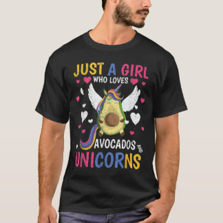 Fairytale Animal Lover Girls Women Cute Avocado Un T Shirt