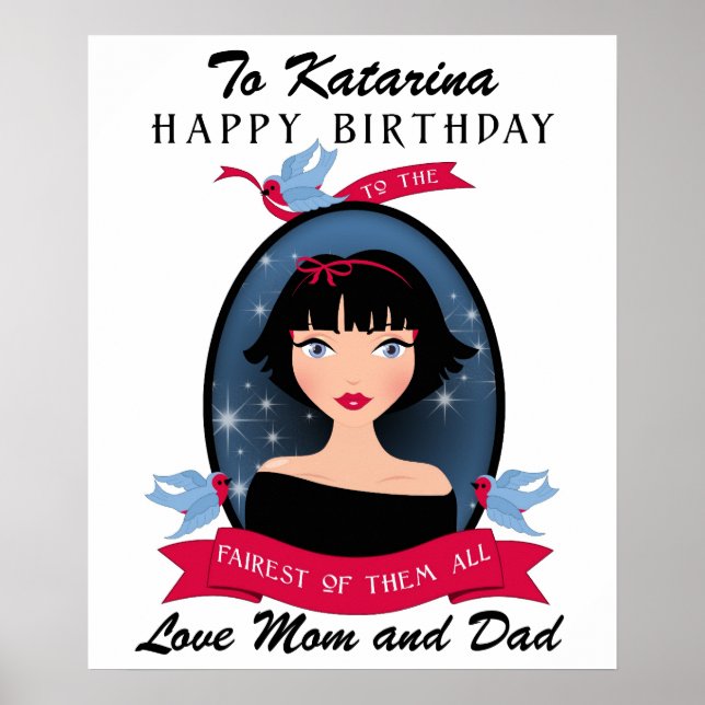 Fairytale Birthday Poster - SRF (Framsidan)