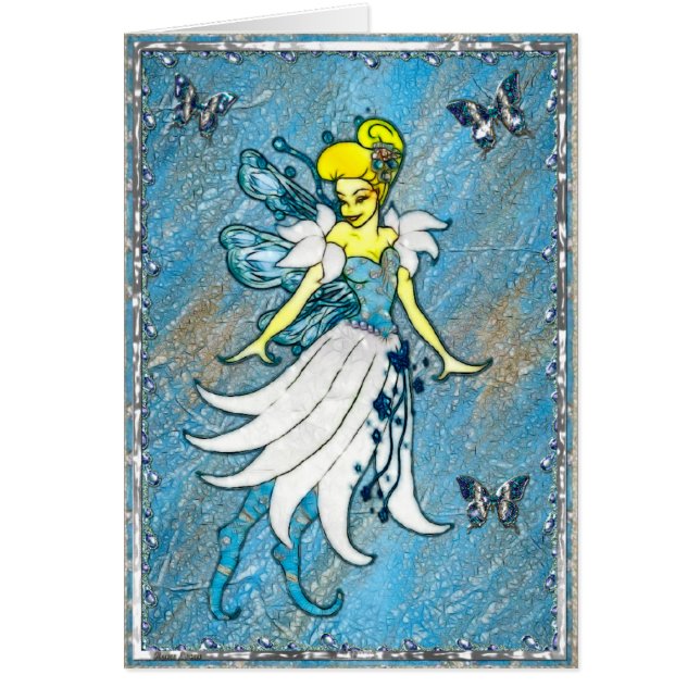 Fairytale Blue Fantasy OBS Kort (Framsidan)