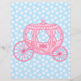 Fairytale Carriage Design in Rosa and Blue.
