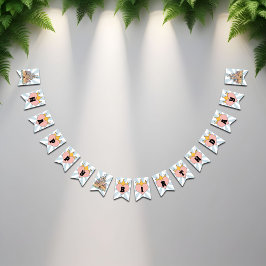 Fairytale Castle and Heart Birthday bunting banner Vimplar