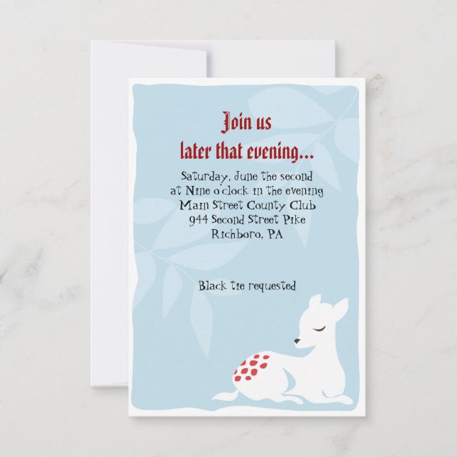 Fairytale Castle Bat mitzvah Party Card Inbjudningar (Framsida)