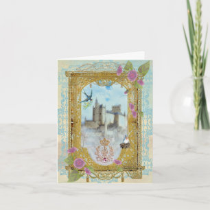 Fairytale Castle in Mists Greeting Card Kort