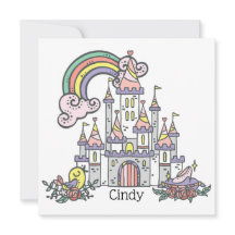 Fairytale Castle Princess Custom Name