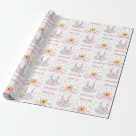Fairytale Castle Princess Krona och Shoes Kids Presentpapper