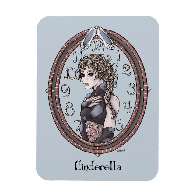 Fairytale ’Cinderella’ Fantasy Art Magnet #2 (Vertikal)