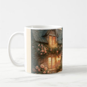 Fairytale Cottage at Sunset med Ro Kaffemugg