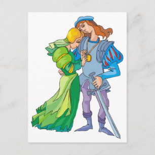 Fairytale Couple Vykort