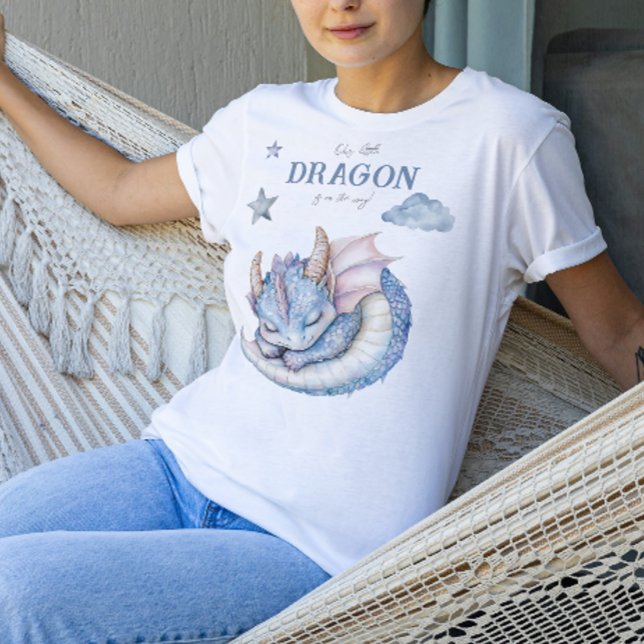 Fairytale Dreamy Dragon Baby Shower T Shirt (Skapare uppladdad)