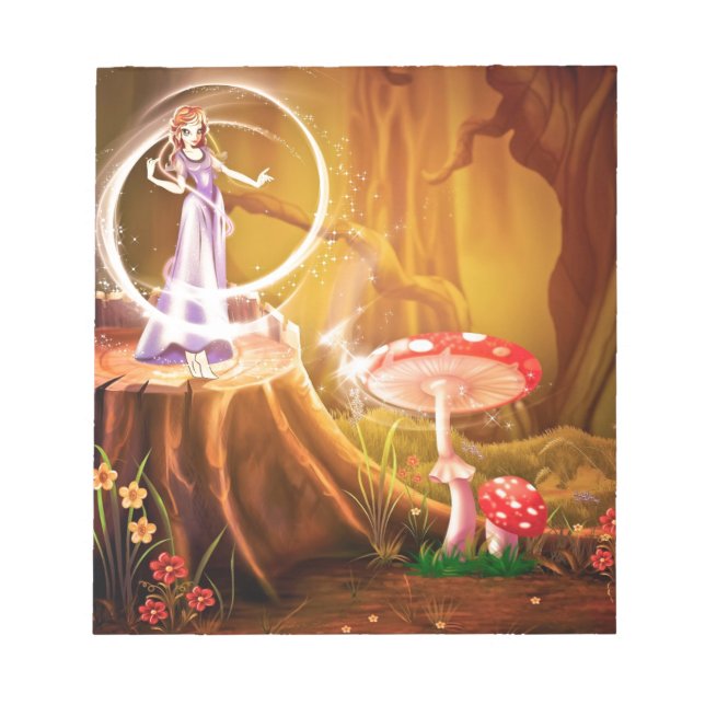 Fairytale Fantasy Destiny Whimsical Dreams Anteckningsblock (Framsida)
