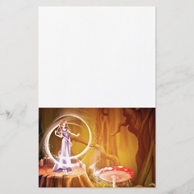 Fairytale Fantasy Destiny Whimsical Dreams Brevpapper (Framsida)