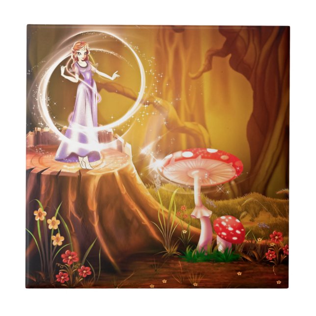 Fairytale Fantasy Destiny Whimsical Dreams Kakelplatta (Framsidan)