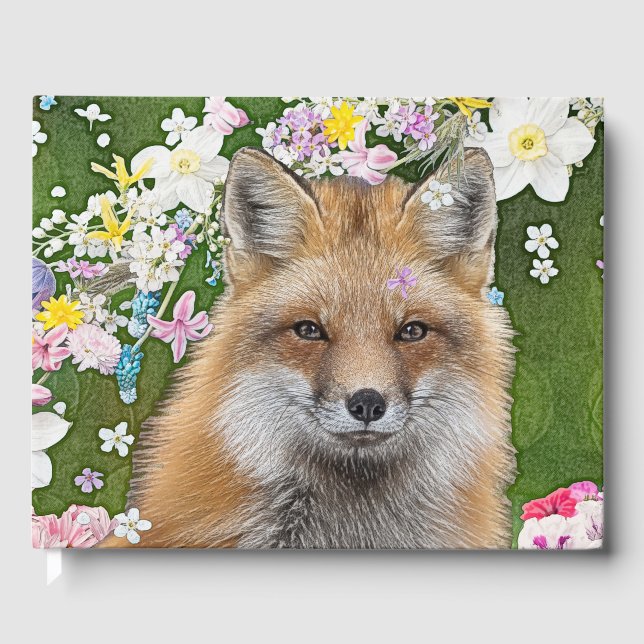 Fairytale Fox i Fält i Flowers Gästböcker (Framsida)