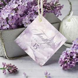 Fairytale Garden Quinceanera Lavender/Lilac ID1030 Gåvor Etiketter