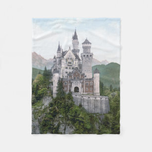 Fairytale German Castle Fleecefilt