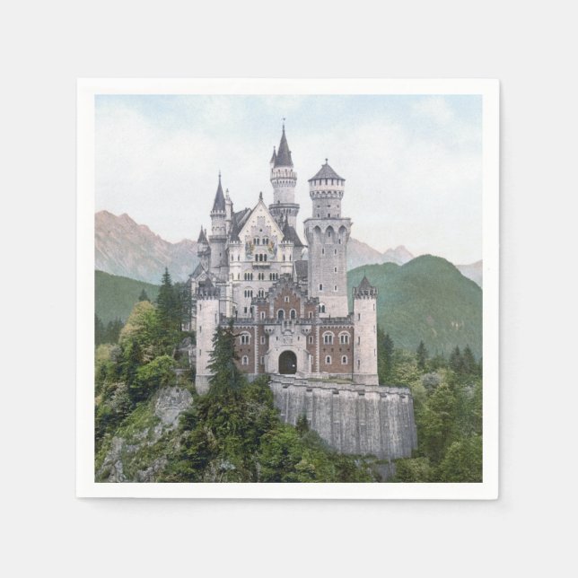 Fairytale German Castle Pappersservett (Framsidan)