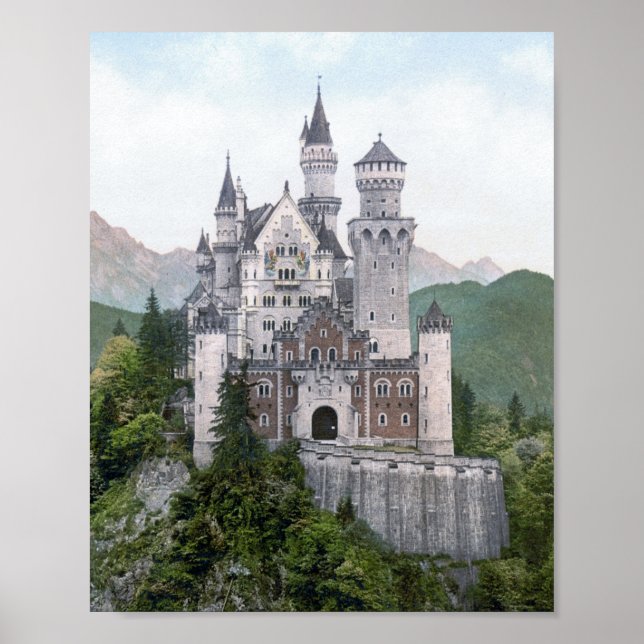 Fairytale German Castle Poster (Framsidan)