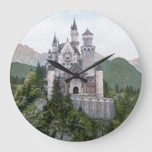 Fairytale German Castle Stor Klocka
