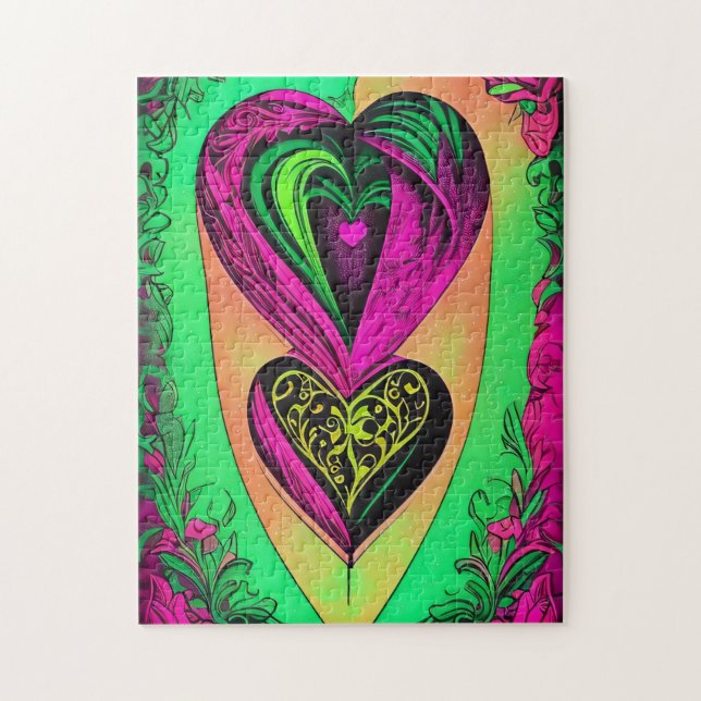 Fairytale Heart Puzzle - 252 Delar Pussel (Vertikal)