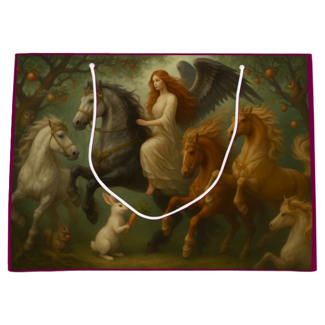 Fairytale Horses and Angel Gift Bag (Framsidan)