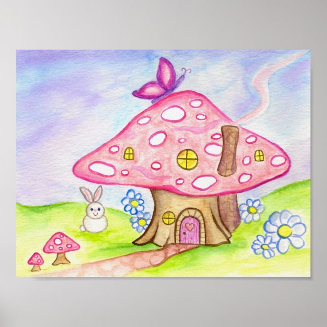Fairytale House Art Poster (Framsidan)