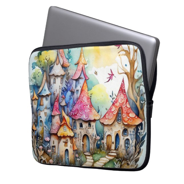 Fairytale in fair-Wrapping Papper Laptop Fodral (Framsidan Vänster)