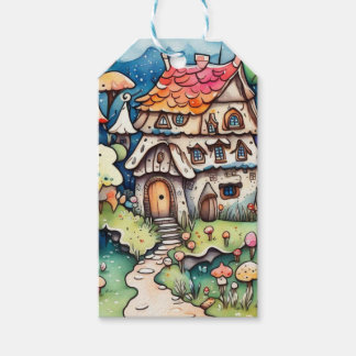 Fairytale in fair-Wrapping Papper Presentetikett