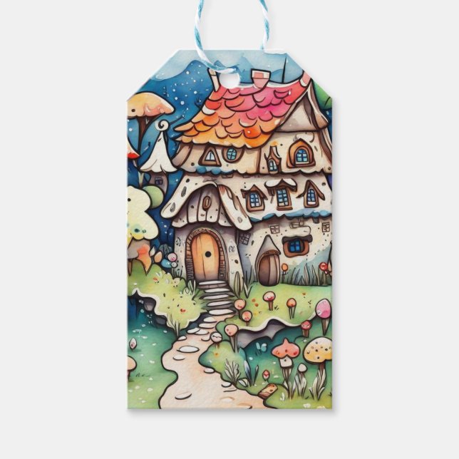 Fairytale in fair-Wrapping Papper Presentetikett (Framsidan)