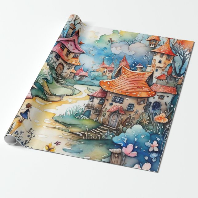 Fairytale in fair-Wrapping Papper Presentpapper (Utrullad)