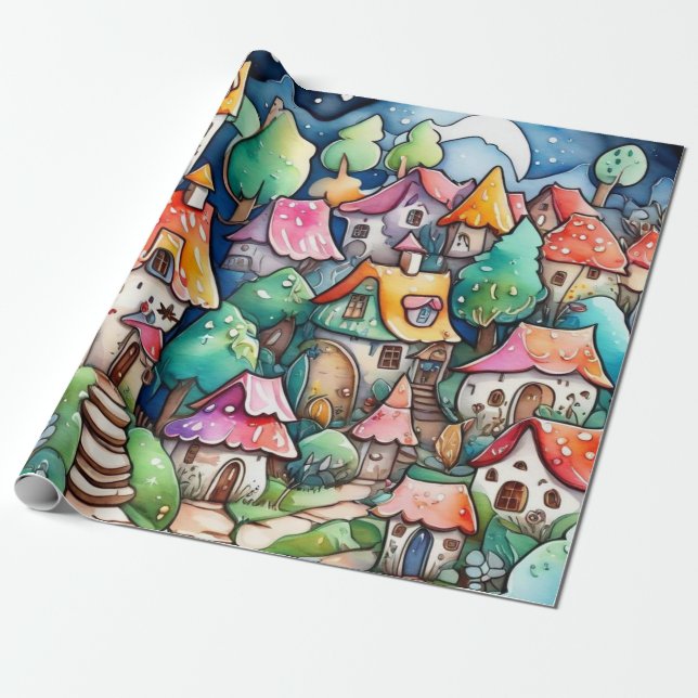 Fairytale in fair-Wrapping Papper Presentpapper (Utrullad)