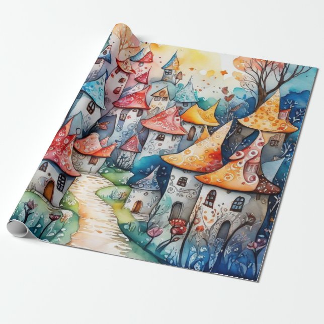 Fairytale in fair-Wrapping Papper Presentpapper (Utrullad)