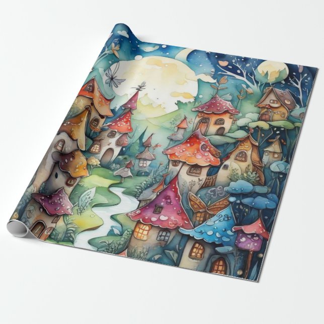 Fairytale in fair-Wrapping Papper Presentpapper (Utrullad)